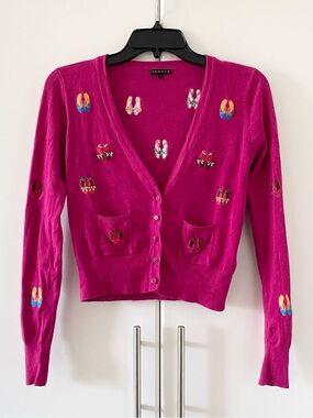 Theory Silk Blend Cardigan